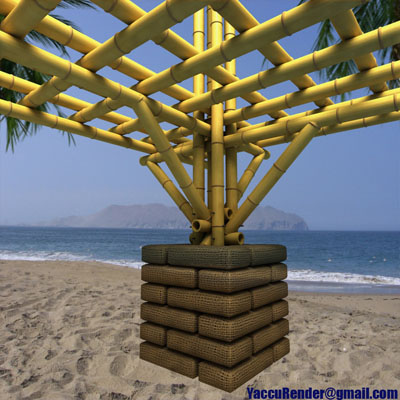 Image result for rope tie bamboo pergola  Bamboo design, Bamboo building,  Bamboo house design